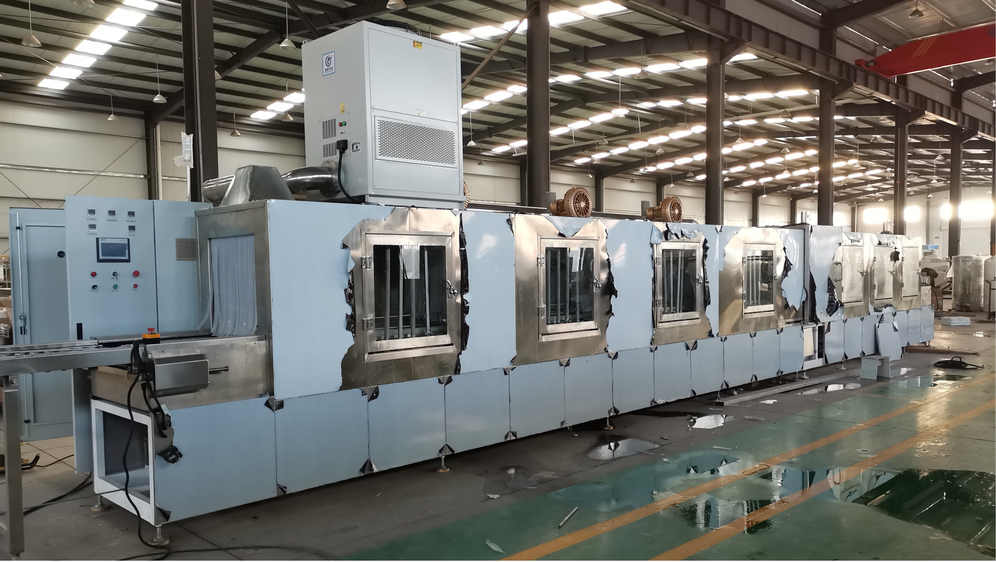 去油污通過式噴淋清洗機